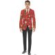 Morris ADULT CHRISTMAS RED ICON JACKET/ TIE LG