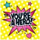 P. City Superhero Girl Lunch Napkins