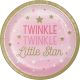 Creative Converting 322249 One Little Star Girl Dinner Plates Party Supplies, 9 Inches, Multicolor
