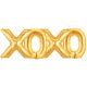Xoxo Alphabet Word Balloons Gold Foil Celebration Letters 40 Inches