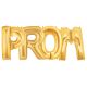 Prom Alphabet Word Balloons Gold Foil Celebration Letters 40 Inches