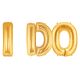 I Do Alphabet Word Balloons Gold Foil Celebration Letters 40 Inches