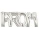 Prom Alphabet Word Balloons Silver Foil Celebration Letters 40 Inches