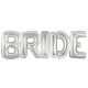 Bride Alphabet Word Balloons Silver Foil Celebration Letters 40 Inches