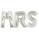 Mrs Alphabet Word Balloons Silver Foil Celebration Letters 40 Inches
