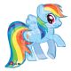 My Little Pony 28 Dash Shape Balloon