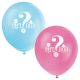 Unique Industries, 12 Inches Gender Reveal Latex Balloons, Diy Party Decoration Pack Of 8, Blue And Pink 47395