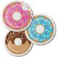 Creative Converting 322294 Donut Cake Dessert Plate, 7 Inches, Multicolor