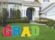 Amscan Grad Multicolor Yard Stakes Set Party Favor