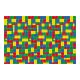 Fun Express Block Party Backdrop Banner For Birthday (1 Set) Birthday Party Decor, Pre-Printed Backdrops
