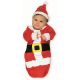 Rubies Newborn Santa Claus Bunting, Red, One Size Costume