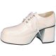 Morris WHITE PLATFORM SHOES-SIZE 10/11