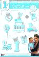 Forum Novelties 1St Birthday Blue Cutout Set (14)