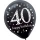 Amscan 111545 Ltx Balloons Spark Celeb 40, 12 Inches, Multicolor