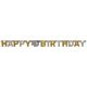 Happy 40Th Birthday Prismatic Letter Banner