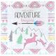 Havercamp Adventure Begins 16 Pack Girls Luncheon Napkins Paper