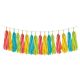 Creative Converting 324361 Tissue Paper Tassel Tassle Garland, 8 Inches X 8, Multicolor