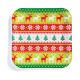 Fun Express Ugly Sweater Dinner Plates (8Pc) For Christmas Party Supplies Print Tableware Print Plates & Bowls Christmas 8 Pieces