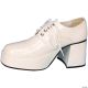 Morris WHITE PLATFORM SHOES-SIZE 12/13