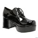 Morris BLACK PLATFORM SHOES-SIZE 12/13