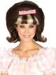 60S Princess Brown/Blonde Combo Wig
