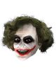 Batman Dark Knight Joker 3/4 Mask With Hair Adul