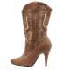Cowgirl Adult Boots Brwn 8