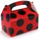Birthdayexpress Red With Black Dots Empty Favor Boxes