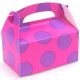 Birthdayexpress Pink With Purple Big Dots Empty Favor Boxes (4)
