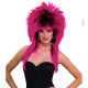 Forum Novelties Womens 80S To The Maxx Spiky Rocker Wig Pizazz, Purple, One Size