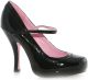 Ellie Shoes Womens 423-Babydoll Maryjane Platform Pump, Black, 7 M Us