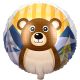 Party Destination Lets Go Camping Foil Balloon