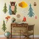 Birthdayexpress Camping Adventure Wilderness Room Decorations Giant Wall Decals