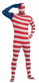 Humor- 2Nd Skin Usa Flag 2Nd Skin Suit Medium