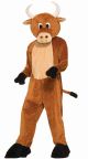 Forum Novelties Mens Brutus The Bull Plush Mascot Costume, Brown, One Size