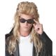 Morris 80S ROCK MULLET BLONDE WIG