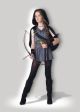 Girls Child Huntres Costume Grey and black Large (12-14)