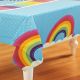 Party Destination 228979 Rainbow Wishes Plastic Tablecover