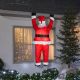 Gemmy 83662 Airblown Santa Hanging From Roof Christmas Inflatable 6.5Ft Tall