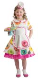 Princess Paradise Donut Waitress Childs Costume, Large
