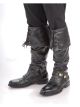 Forum Novelties Mens Deluxe Adult Pirate Boot Covers With Studs, Black, One Size