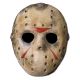 Friday The 13Th Jason Voorhees Deluxe Eva Hockey Mask, Gray, One Size