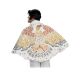 Elvis Cape With Eagle Design Costume, White, One Size