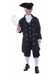 Forum Novelties Mens Founding Father Patriotic Adult Costume, Black, Standard