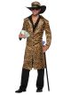 Forum Mens Old School Funky Leopard Jacket And Hat, As Shown, Std