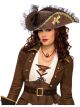 Forum Novelties Womens Brown Tricorner Tricorn Pirate Hat Costume Accessory
