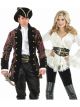 Charades Pirate, Black/Gold, One Size