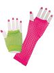 80S Neon Fishnet Glove Set