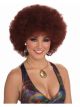 Forum Novelties Womens 70S Disco Doll Afro Wig, Auburn, One Size