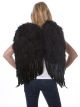 Rubies Womens Deluxe Feather Wings, Black, One Size
